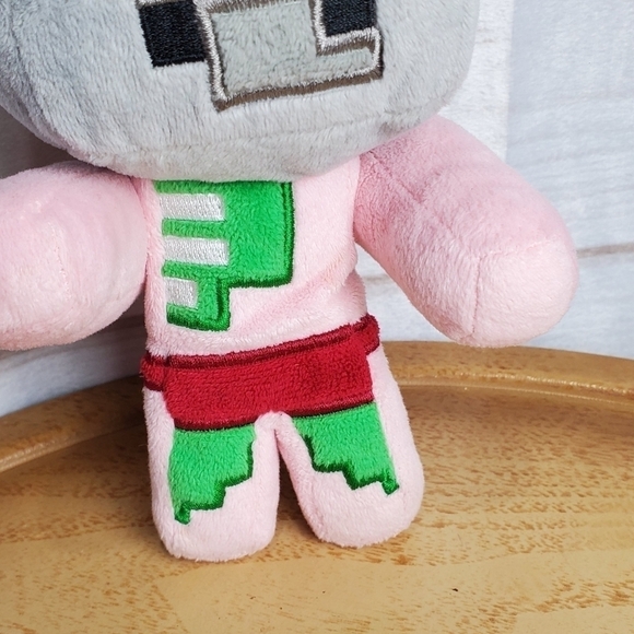 Jinx Minecraft 2017 HE Baby Zombie Pigman Soft Gamer Plush Stuffed Animal 8" - Picture 3 of 7